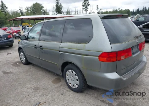 2001 Honda Odyssey Lx from USA, damaged, VIN 2HKRL185X1H617110